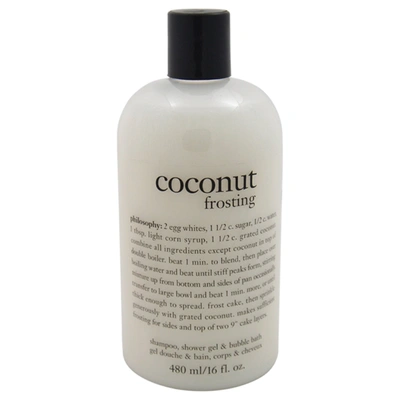Philosophy Coconut Frosting Shampoo, Shower Gel And Bubble Bath By  For Unisex - 16 oz Cleanser