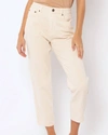 AMUSE SOCIETY MID RISE CROPPED JEAN IN IVORY
