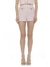 Alexia Admor Justina Tweed High Waist Shorts In Beige