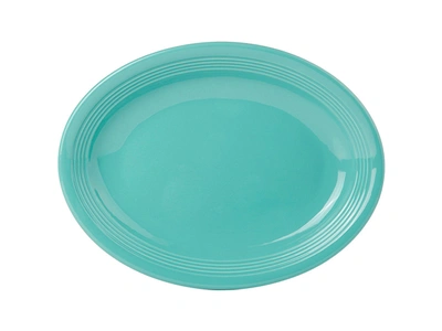 TUXTON CONCENTRIX OVAL PLATTER 11-1/2"X8-3/4", 12 PIECES