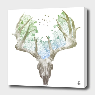Curioos Deer Skull In Blue