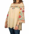 VINTAGE COLLECTION EMILY TUNIC IN BEIGE