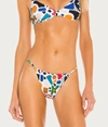 Beach Riot Camilla Top In Abstract Shapes In White