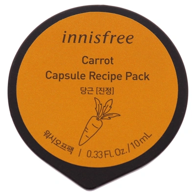 Innisfree Capsule Recipe Pack Mask - Carrot By  For Unisex - 0.33 oz Mask