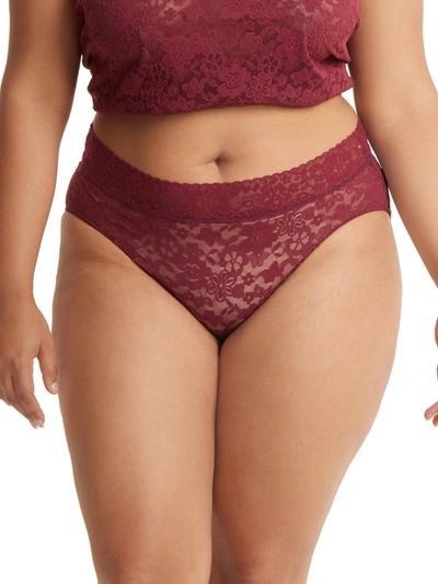Hanky Panky Plus Size Daily Lace French Brief In Multi