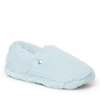 Dearfoams Women's A Line Furry Closed Back In Blue