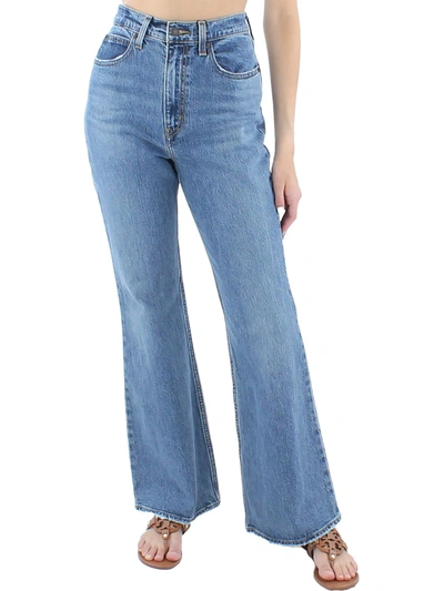 Levi's Womens Denim Stretch High-waist Flare Jeans In Multi