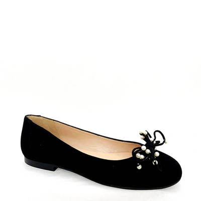 French Sole Helio Ballet Flats In Black