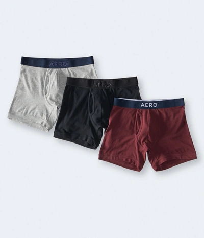 Aéropostale Men's Knit Boxer Brief 3-pack*** In Red