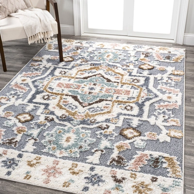 Jonathan Y Aziza Persian Medallion High-low Multi Area Rug