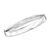 Ross-simons Sterling Silver Polished Bangle Bracelet In Silver
