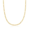CANARIA FINE JEWELRY CANARIA MEN'S 4.7MM 10KT YELLOW GOLD FIGARO-LINK NECKLACE