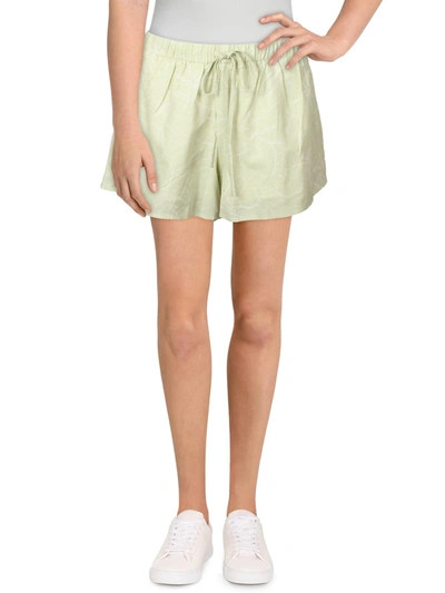 Charlie Holiday Womens Stretch Short Walking Shorts In Multi