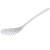 Gourmac 12-inch Melamine Pasta Server Spaghetti Fork & Strainer In White