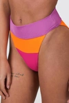 BEACH RIOT ALEXIS BOTTOM IN SUNSET COLORBLOCK