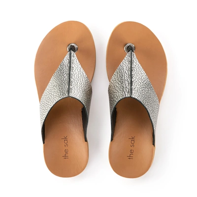 The Sak Los Feliz Sandals In Silver