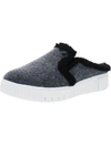 Soul Naturalizer Truly-cozy Womens Faux Fur Lined Slip On Mules In Grey