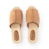 The Sak Ella Clog Sandal In Natural Vachetta