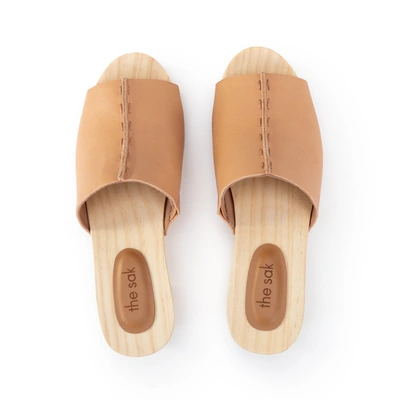 The Sak Ella Clog Sandal In Brown