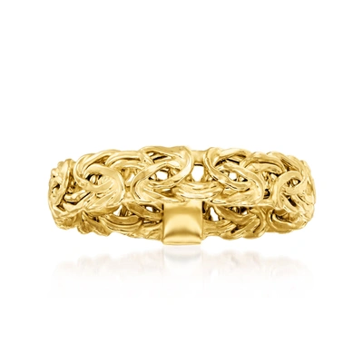 Canaria Fine Jewelry Canaria 10kt Yellow Gold Byzantine Ring