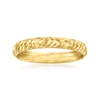 CANARIA FINE JEWELRY CANARIA 10KT YELLOW GOLD TWISTED RING