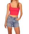 Susana Monaco Cropped Camisole Top In Pink