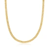 CANARIA FINE JEWELRY CANARIA MEN'S 5.9MM 10KT YELLOW GOLD CUBAN-LINK NECKLACE