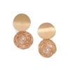 Sohi Trendy Designer Earrings In Gold