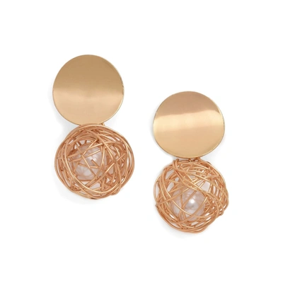 Sohi Trendy Designer Earrings In Gold