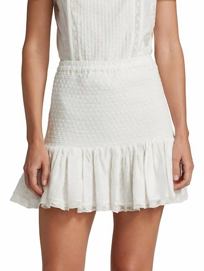 Loveshackfancy Milla Skirt In True White