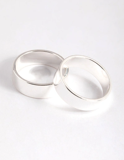 Lovisa Silver Plated Double Cigar Band Ring