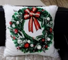 Vibhsa Christmas Wearth Holiday Decorative Pillow