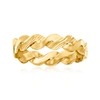 Ross-simons Italian 14kt Yellow Gold Twist Ring In Gold