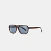 Coach Outlet Signature Pilot Sunglasses In Brown