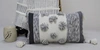 Vibhsa Melange Striped Throw Pillow With Large Poms And Tassels