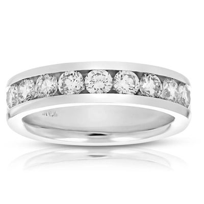 Vir Jewels 1 Cttw Diamond Wedding Band Platinum In Silver