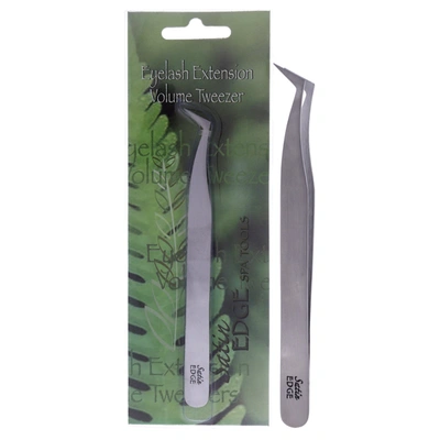 Satin Edge Eyelash Extension Volume Tweezer By  For Unisex - 1 Pc Tweezer In Green