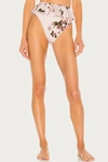 BEACH RIOT DAISY BIKINI BOTTOM IN PINK FLORAL