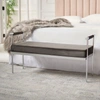 Safavieh Pim Long Rectangle Bench W/ Arms
