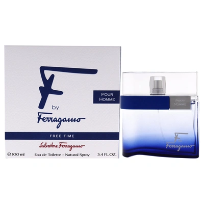 Ferragamo F By  Free Time By Salvatore  For Men - 3.4 oz Edt Spray