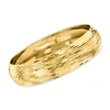 Ross-simons Italian Bangle Bracelet In 14kt Yellow Gold In Yellow