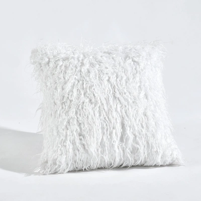 Lush Decor Luca Decorative Pillow  Single In White