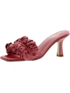 Sam Edelman Kady Womens Satin Slide Heels In Red