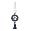 The Sak Yarnicharmz Crochet Heart Dangle In Blue