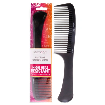Salonchic Rake Carbon Comb 8.75 By  For Unisex - 1 Pc Comb In Purple