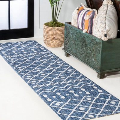 Jonathan Y Nokat Tribal Bohemian Indoor/outdoor Area Rug In White