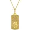 Mimi & Max Aquarius Horoscope Necklace In 10k Yellow Gold In Gold