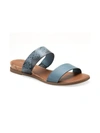 SUN + STONE EASTEN WOMENS SLIDE SANDALS