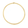 Ross-simons Italian 6mm 14kt Yellow Gold Omega Necklace In Gold