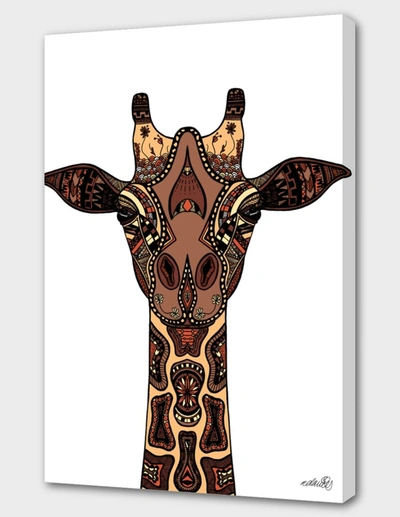 Curioos Coloured Giraffe Illustration/drawing